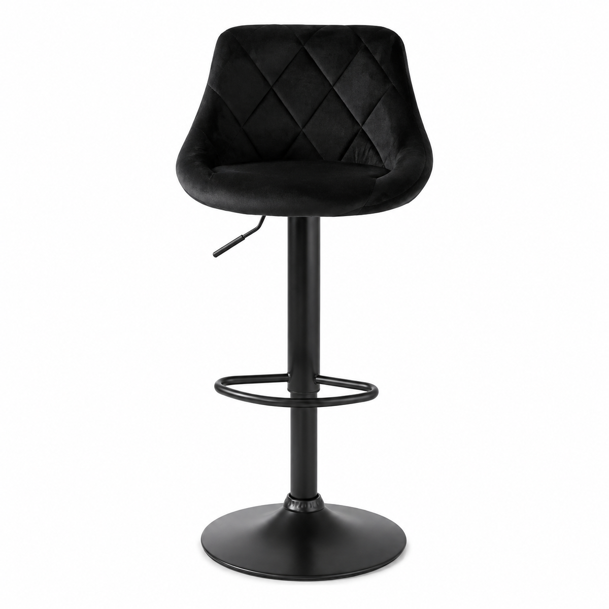 Tabouret de bar - velours noir
